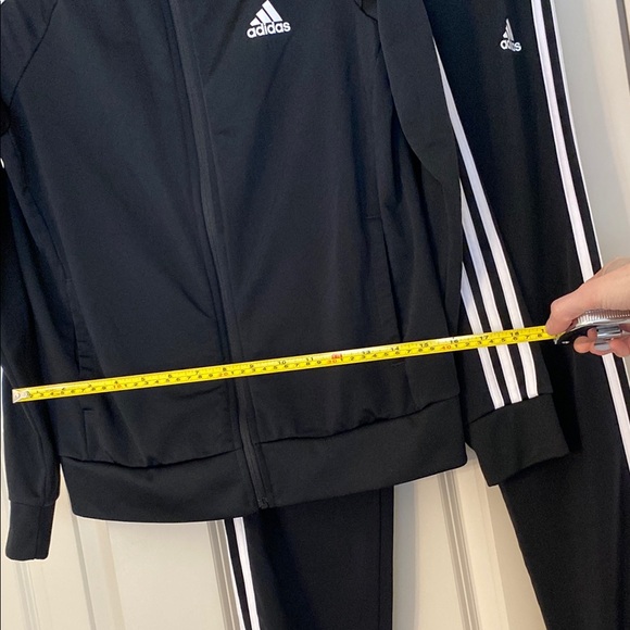 Adidas Black Track Suit with White Stripes - Picture 5 of 6